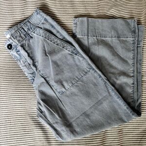 Velvet by Graham and Spencer Relaxed Fit Blue Wide Leg Pants 100% Cotton